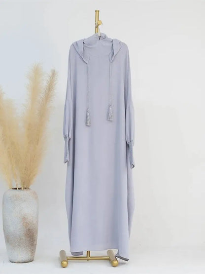 Ramadan Niqab Khimar Muslim Abaya Damen Dubai Turkey Islam Prayer Clothes Women Jilbab Modest Dress Kaftan Robe Femme Musulmane