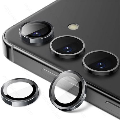 Back Camera Glass For Samsung A55 5G 9D Camera Protective Glass Samung Sumsung A 55 35 25 15 2024 Rear Matel Lens Protector Ring