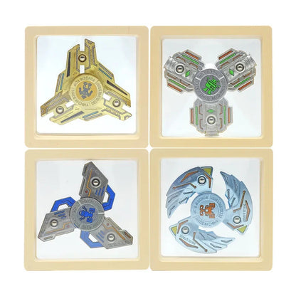 Colorful EDC Fidget Spinner Robot Mecha Transforming Hand Spinner ADHD Finger Spinners for Adult Stress Relief Fidget Toys