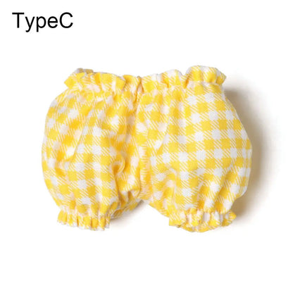 1PC Doll Shirt Pants For 20 cm Doll Clothes Black White Cute Mini Doll Clothes Dress Up Game Toys Doll Accessories Kids Gift
