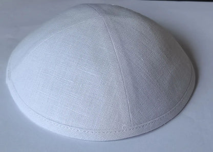 Custom Linen Kippot Black Dome Kippahs Embroidery Name Wedding Kippot, Jewish Yarmulkes Brit Mila with Metal Hair Clip100pcs/lot