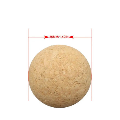 1/6Pcs 36mm Table Football Cork Solid Wood Foosball Table Soccer Ball Fussball Football Machine Replacement Accessories