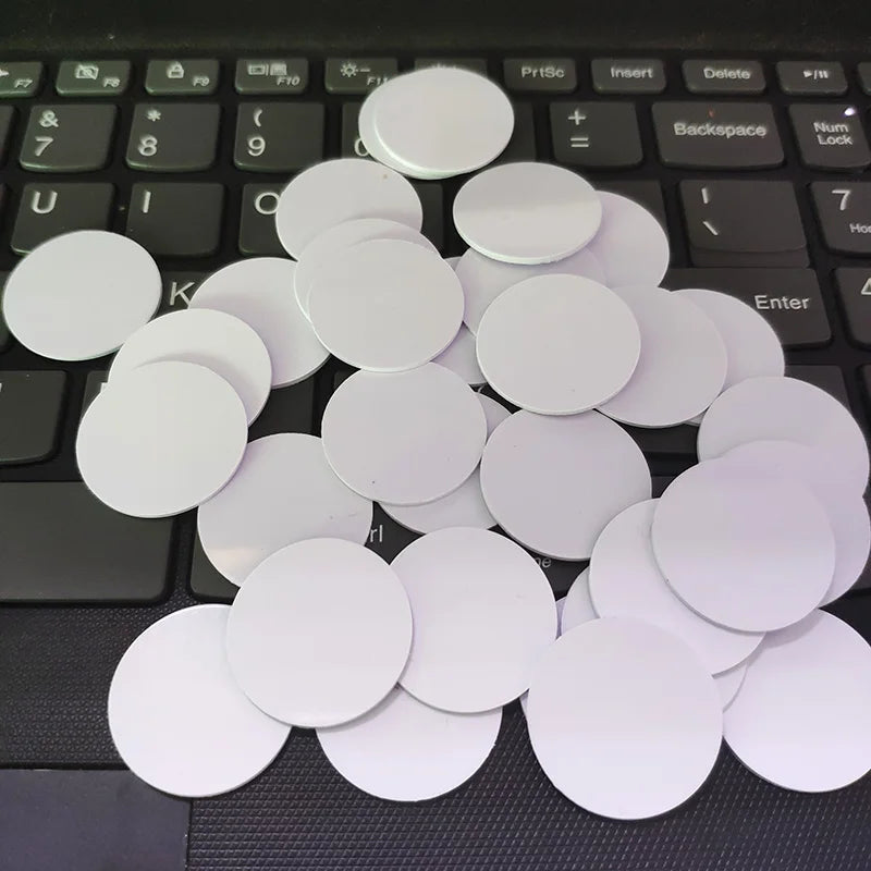 10pcs Rewrite 0 Block 13.56MHz UID Coin Card  RFID Tag Keyfob Writable ISO14443A Used to Copy  S50 Cards