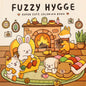 Cartoon Coloring Book For Adults And Teens Featuring Adorable Creatures for Christmas Gifts To Relax In A Cozy Hygge Moment