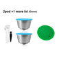 for Dolce Gusto Reusable Coffee Capsules for Nescafe Picolo xs Stainless Steel Recycle Pod Repuesto Refillable Coffee Filter