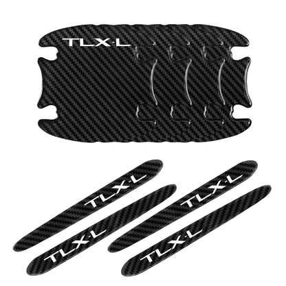 Car Door Handle Sticker Anti Collision Auto Exterior Accessories For Acura MDX RDX TSX TL ILX TLX NSX RL CDX RSX ZDX TLXL RLX