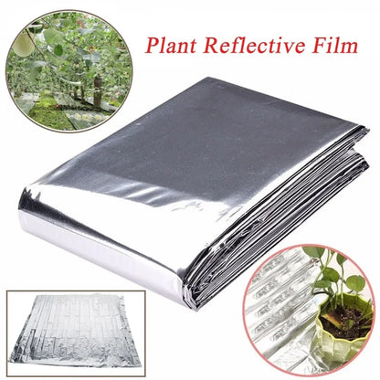 20-1PCS Silver Mylar Reflective Films for Grow Foil Tent Room 210x120cm Garden Greenhouse Farming Increase Plant Growth Film