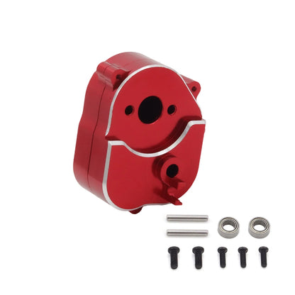Metal Transmission Gearbox Engine Gear Box Housing Motor Drive Shaft Metal Gear For MN82 MN78 1/12 RC Car Upgrade Parts