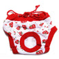 Pet Dog Shorts Sanitary Physiological Pants Cute Fruit Print Diaper Dog Shorts Washable Female Dog Panties Underwear Briefs DC05