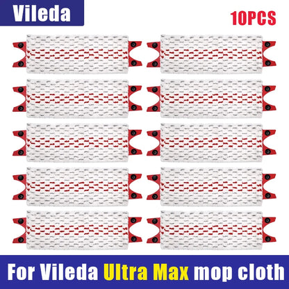 High Quality Microfiber Floor Mop Pads Reusable Flat Spin Mop Cloth Replacement for Vileda UltraMax Quick Drying Machine Washabl
