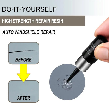 Car Glass Scratch Repair Fluid Agent Set Windscreen Window Glass Nano Scratch Crack CrackResin Repair Agent Tools Auto Accessory