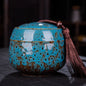 New Color Ceramic Canister Memorial Pet Urn Seal Pot Big Keepsake Casket Porcelain Jar Human Ashes Storage Memento Burial Holder