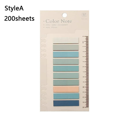 200/1200Sheets Writable Sticky Tabs Book Tabs Page Markers Translucent Sticky Note Tabs Post It Stick Tabs Annotation Tabs Index