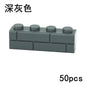 DIY Wall Bricks 1x4 1x3 1x2 Dots Thick Building Block Educational Creative House Contruction Toys Compatible With 15533 For Kids