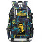 Ronaldo Print Student School Bag Children's Backpack Outdoor Travel Bag