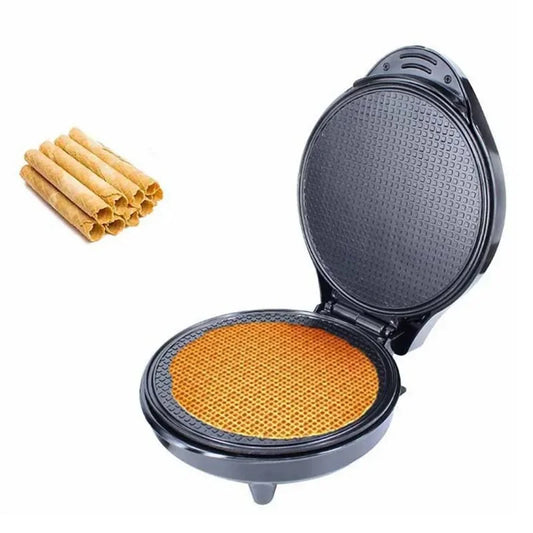 1200W Waffle Ice Cream Cone Maker Nonstick Plates Double Sided Heating Electric Waffle Cone Maker Machine for Waffle Cups