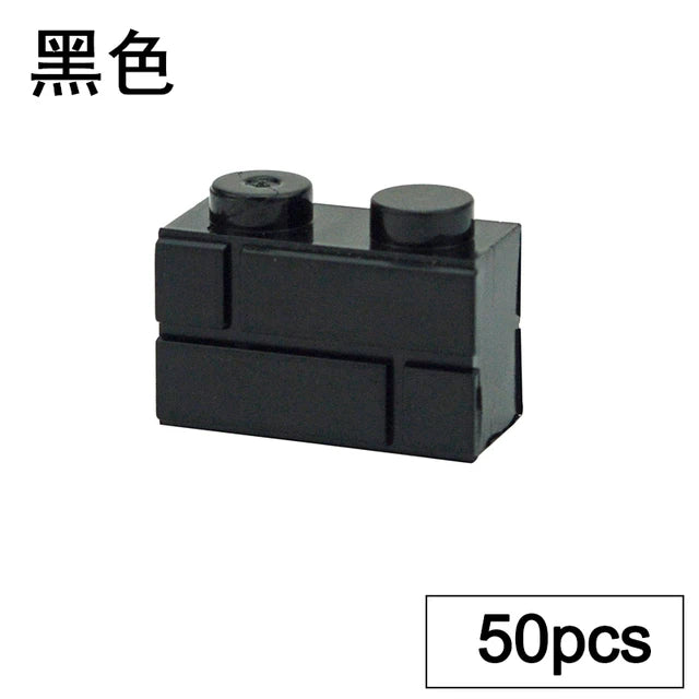 DIY Wall Bricks 1x4 1x3 1x2 Dots Thick Building Block Educational Creative House Contruction Toys Compatible With 15533 For Kids