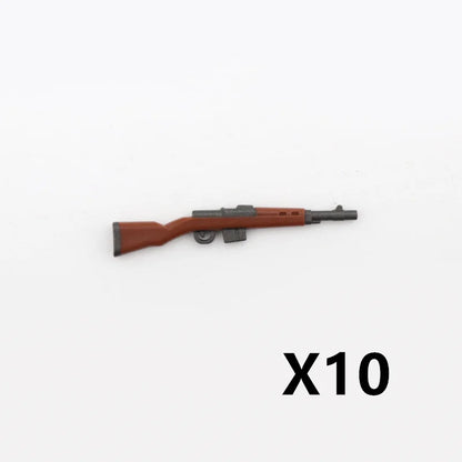 WW2 German Weapon Building Block 98K Two-color Gun US M1911 Soviet RPG Military Soldier Figure Accessories Rifle Pistol Toy C349