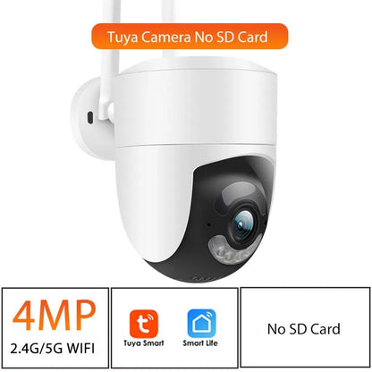 Tuya 5G WiFI IP Camera 2K 4MP Alexa Google Home NVR Outdoor Security Protection CCTV Monitor Motion Detection Video Surveillance