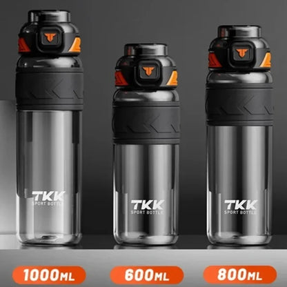 1000ml/1500ml High Quality Tritan Material Water Bottle With Straw Portable Durable Gym Fitness Outdoor Sport Drinking Bottle