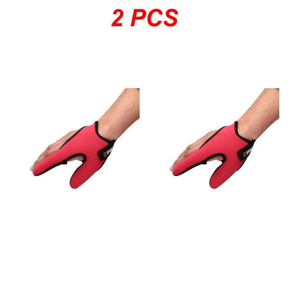 Fishing Gloves 2 Fingers Protector Breathable Anti-Slip Anti-Cut Fishing Gloves Carp Outdoor Fishing Tackle Accessories Supplies