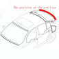 Applicable to BMW E60 E90 320I 325I 520I 523I 525I 528I 530I 540I front and rear windshield rubber strip outer pressure strip